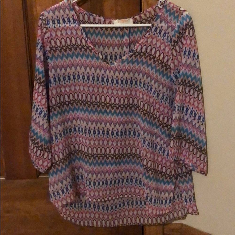3/4 sleeve blouse